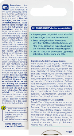 Kombinovaný opaľovací krém + balzam na pery Sensitiv OF 50+, 25 ml + 3 g SUNDANCE