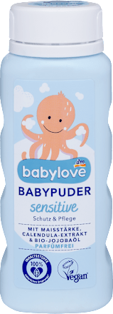 Szenzitív babahintőpor körömvirággal és jojobaolajjal babylove