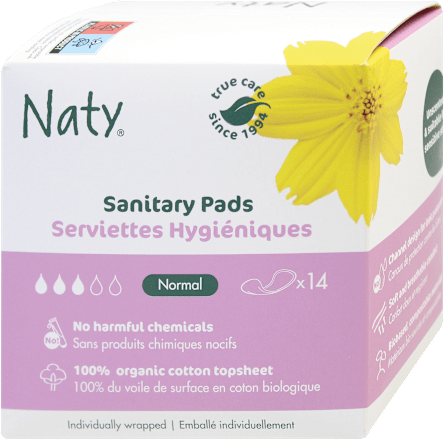 Assorbenti compostabili normal Naty