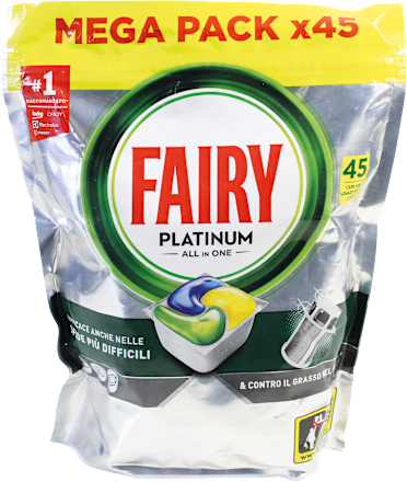 Caps per lavastoviglie Platinum All in One al limone FAIRY