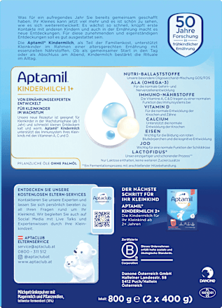 Kindermilch Pronutra ab 1 Jahr Aptamil