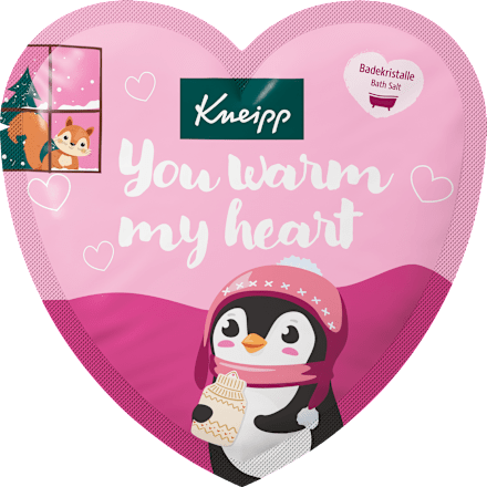 Kryształki do kąpieli z soli mineralnej Pozdrowienia prosto z serca Kneipp