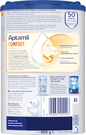 Spezialnahrung Comfort von Geburt an Aptamil