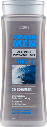 Żel pod prysznic 3 w 1 alantoina i hydromanil Fresh Power Men  JOANNA