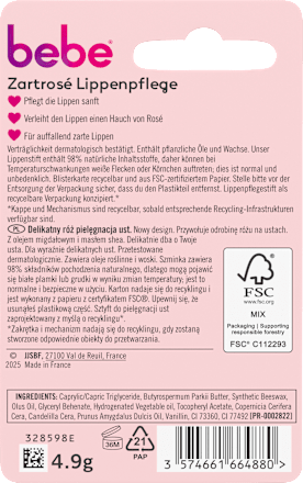 Zartrosé Lippenpflege bebe