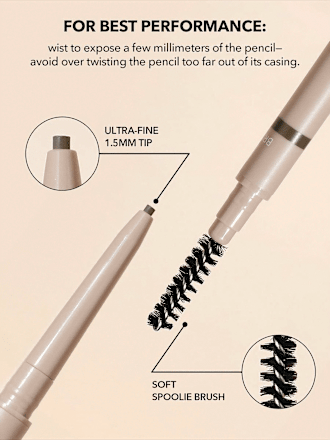 Augenbauenstift Insta-fill Brow Pencil Ash Brown SHEGLAM