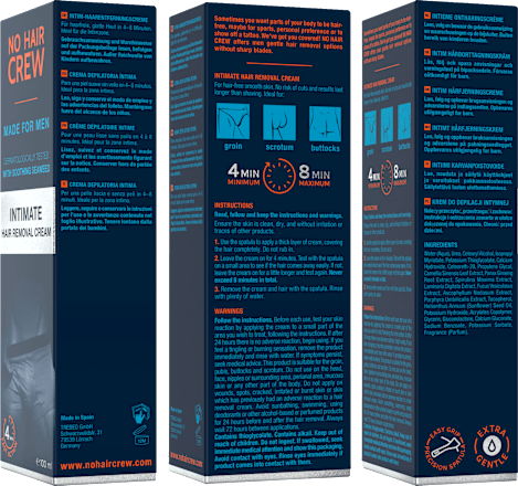 Enthaarungscreme Intimate No Hair Crew