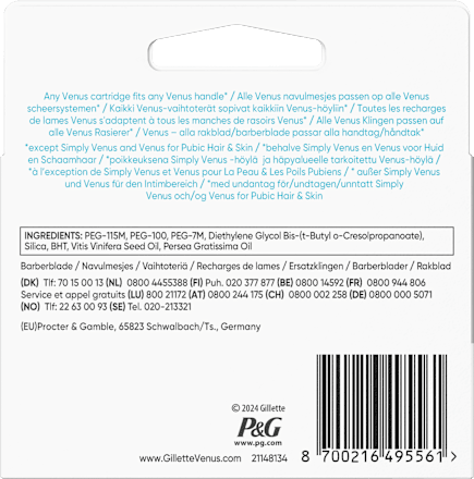 Rasierklingen, Smooth Gillette Venus