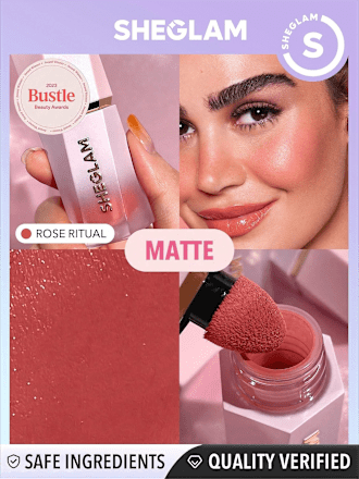 Blush Liquid Matte Color Bloom Finish-Rose Ritual SHEGLAM