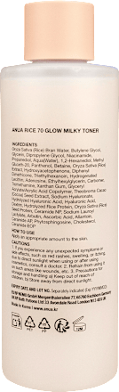 Milky Toner Rice 70 Glow Anua