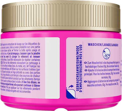 Fleckenentferner Pulver Oxi Action Pink Vanish