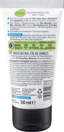 Feuchtigkeitscreme Hydro alverde MEN