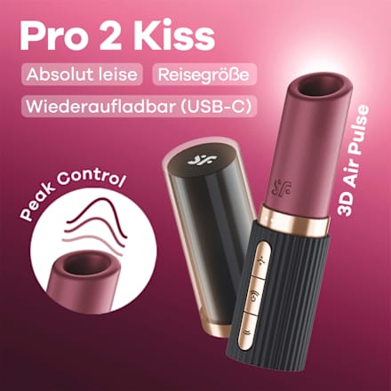 Druckwellen-Vibrator Pro 2 Kiss Satisfyer