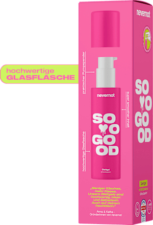 Gleitgel soo good mit Milchsäure, silikonbasiert  nevernot