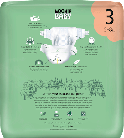 Windeln Gr. 3 (5-8 kg) Moomin Baby