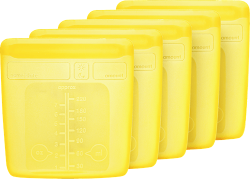 Muttermilchbeutel Silikon wiederverwendbar Medela