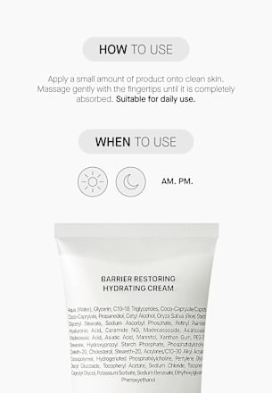 Gesichtscreme Barrier Restoring Hydrating Transparent Lab