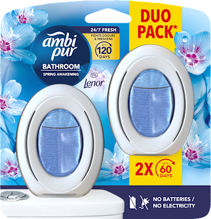 Fürdőszobai illatosító duo 2x7,5ml Lenor Spring Ambi Pur