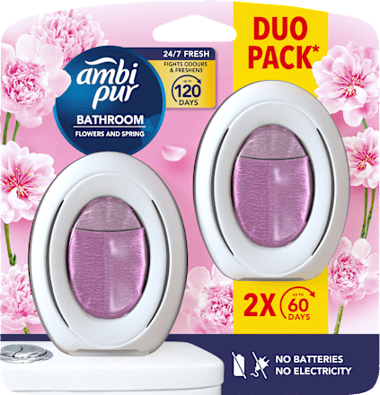 Fürdőszobai illatosító Flower duo pack Ambi Pur