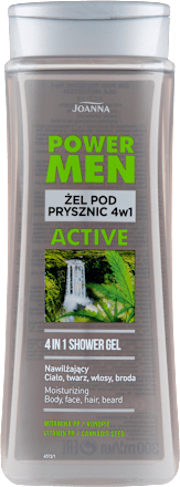 Żel pod prysznic 4 w 1 dla mężczyzn Active Power Men  JOANNA