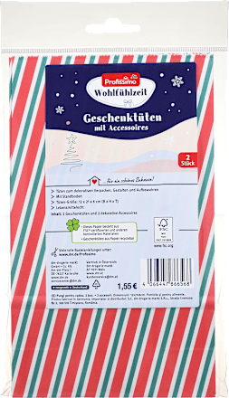 Papirnata darilna vrečka - mini, več različic Profissimo