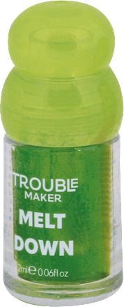 Olej na pery Melt Down - Dizzy Busy Green TROUBLE MAKER
