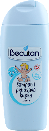 2u1 šampon i penušava kupka za decu Becutan