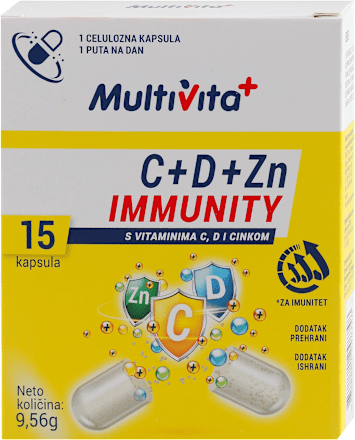 Imunity C+D+ Zink kapsule Multivita