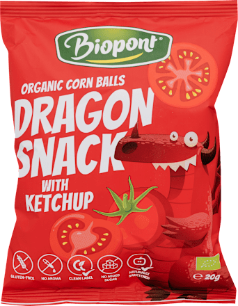 Bio extrudált kukorica, ketchup ízű Biopont