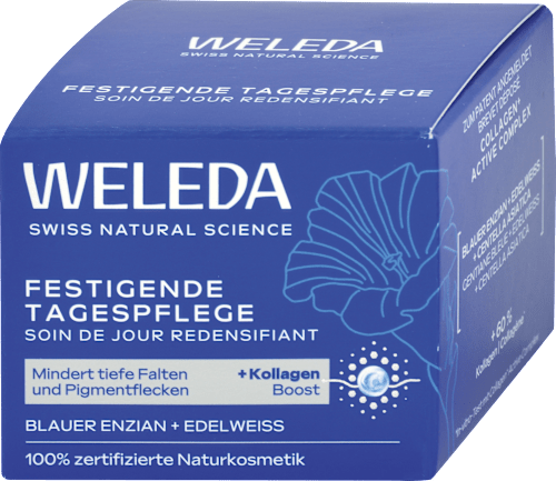 Prémiový liftingový denný krém Anti-Age s modrým horcom WELEDA