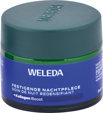 Prémiový liftingový nočný krém Anti-Age Collagen + Active Complex WELEDA