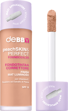 Fondotinta e correttore peachSKIN&PERFECT - n. 02 deBBY