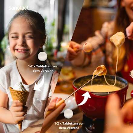 Laktase direkt 4500, Mini Tabletten 100 St sanotact