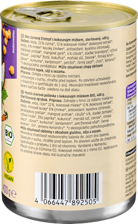 Zuppa di ceci e latte di cocco dmBio