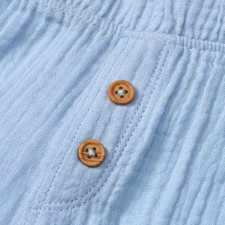 Hose aus Musselin, blau, Gr. 74 ALANA