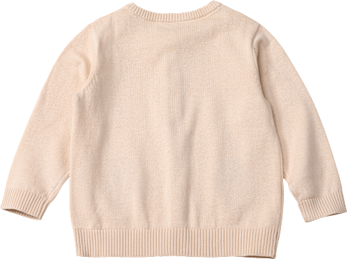 Strickjacke mit Erdbeer-Stickerei, beige, Gr. 104 ALANA