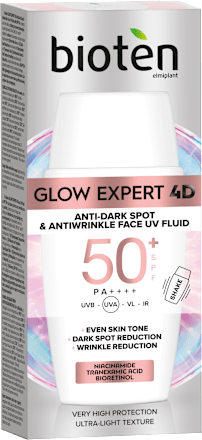 Флуид за лице Glow expert 4D, SPF 50+ bioten