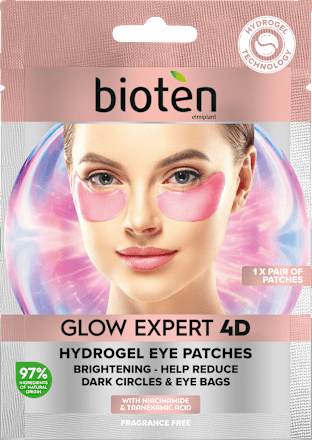 Хидрогел пачове за очи Glow Expert 4D bioten