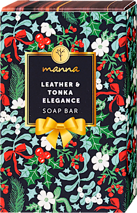 Luxusszappan Leather & Tonka Elegance Manna