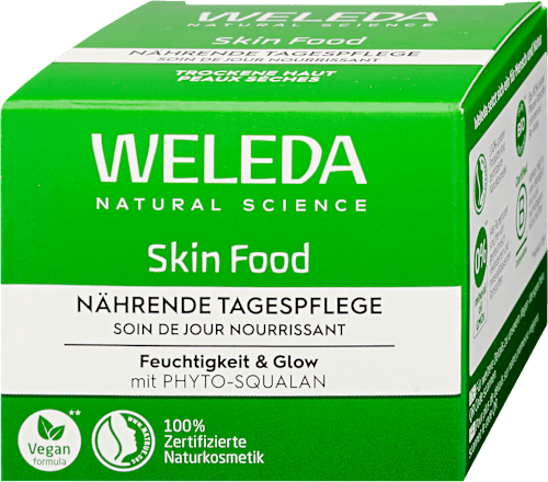 Tápláló nappali arckrém Skin Food WELEDA