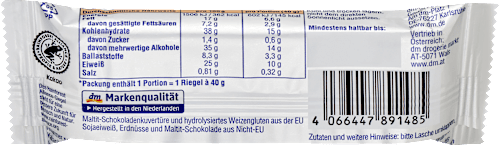Proteínová tyčinka 25 % s príchuťou arašidová pasta & čokoládové kúsky Sportness