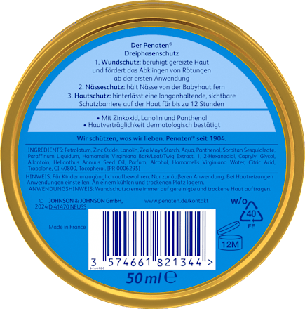 Baby Pflegecreme Penaten