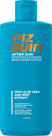 After Sun Lotion mit Aloe Vera und minze PIZ BUIN