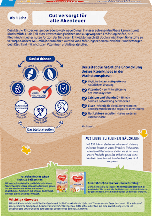 Kindermilch Milumil Vanille Geschmack ab 1 Jahr Milupa