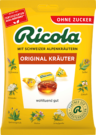 Bonbons Schweizer Alpenkräuter Original Kräuter Ohne Zucker Ricola