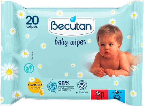 Vlažne maramice s ekstraktom kamilice Becutan