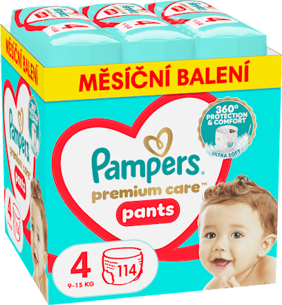 plenkové kalhotky, velikost 4 Pampers Premium Care