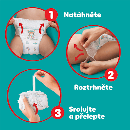 plenkové kalhotky, velikost 4 Pampers Premium Care