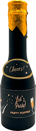 Partypopper Sektflasche Dekorieren & Einrichten
