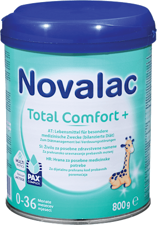 Živilo za prehransko uravnavanje prebavnih motenj Total comfort +, 0-36 m Novalac
